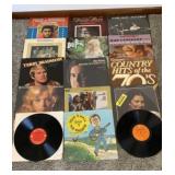 Vinyl albums, assorted country artist, 70s and