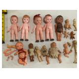 Vintage plastic dolls
