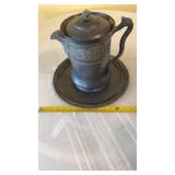 antique Victorian quadruple silver-plated water