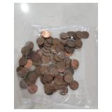 Unsearched pennies 100 in total