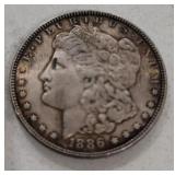 1886 Morgan Silver dollar