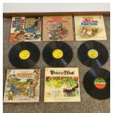 Vinyl album collection for kids