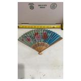 Vintage floral fan made in Japan