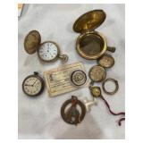 Vintage Mother of Pearl cufflink, old pendant,