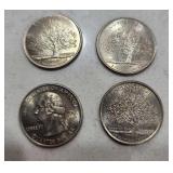 Connecticut quarters 1999 D 4 in total