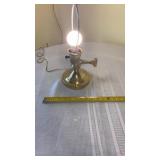 brass swing-arm table or desk lamp