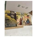 Classic illustrated vintage comic books