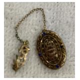 vintage sorority or fraternity pendant, likely