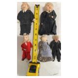 Collection of handmade dolls