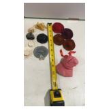 Collection vintage of handmade doll hats, and
