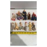 Vintage collection of handmade dolls