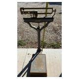 antique Fairbanks cast iron floor model doctor's