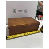 Vintage wooden jewelry box