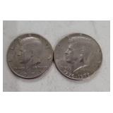 1971 and 1976 Half Dollar