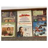 Vinyl albums, assorted Christmas