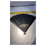 antique Victorian hand fan, possibly used for