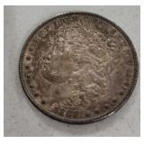1888 Morgan silver dollar