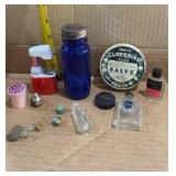 Medicine bottles, perfume bottles, makeup