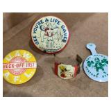 Set a vintage miscellaneous advertising shirt