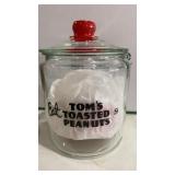 Tom's Toasted Peanuts counter display