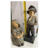 chalkware figures depicting a