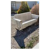 vintage mid-century metal porch glider