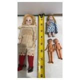 Vintage porcelain dolls