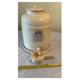 vintage Cascade stoneware water cooler.