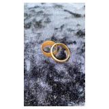 2 gold bands 14kt 7.85g