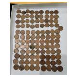 Wheat pennies unsearched 109 total