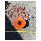 Work light , extension cord and power supply