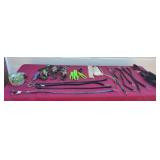 Bungee clamps, Tie bands straps, duct tape