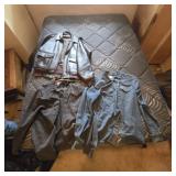 Wrangler shirts small,medium, leather jacket xl
