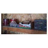 Nuts, bolts, nails and organizer.