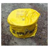 New roll of Yellow Jacket fiberglass insulation.