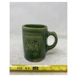 McCoy stoneware pottery mug.