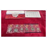 The United States mint 1987 uncirculated coin