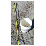 Heavy duty log chain with two good hook ends.