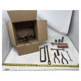 hand tools, wrenches, staples, pliers and sockets