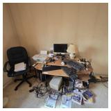 Office supplies including deck , chair and more