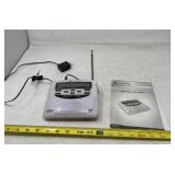Midland weather alert radio with manual.