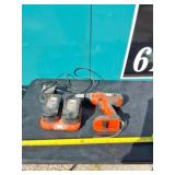 Black & Decker drill with two batteries and
