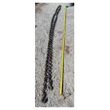 Heavy duty log chain with two good ends.