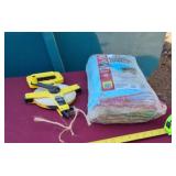 100 foot tape measure and new microfiber cleaning