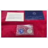 1974 Eisenhower uncirculated silver dollar