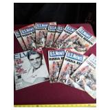 Elvis 2002 magazine and U.S. News 1991 Russia