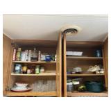 Contents of both cabinets including opened