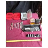 Black & Decker drill bits, metric sockets and all