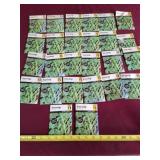 New turnip seed packets.