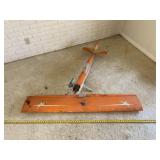 vintage-style hobby remote control (RC) airplane